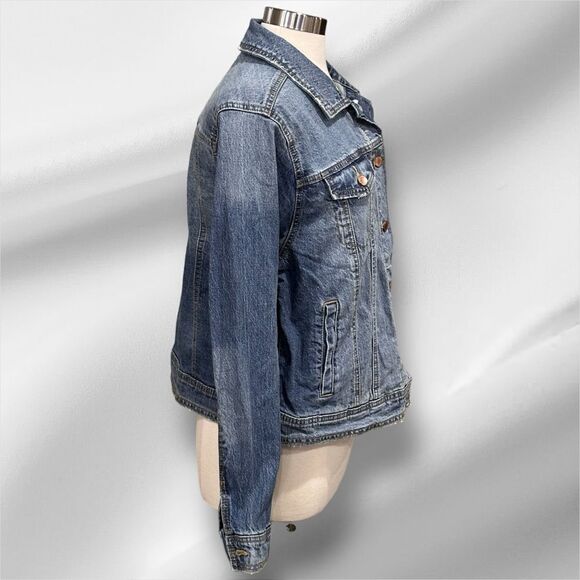 UNIVERSAL THREAD Women’s 90’s Baggy Trucker Jacket in the Size Large - Picture 5 of 12